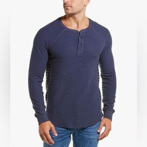 NWOT Men’s Mills Supply Henley Waffle Knit ~ Large